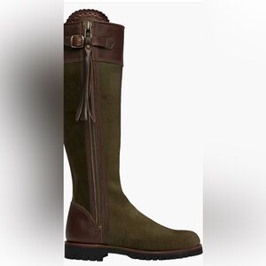 Penelope Chilvers Inclement Long Tassel Seaweed Knee Boots 41.5=10.5